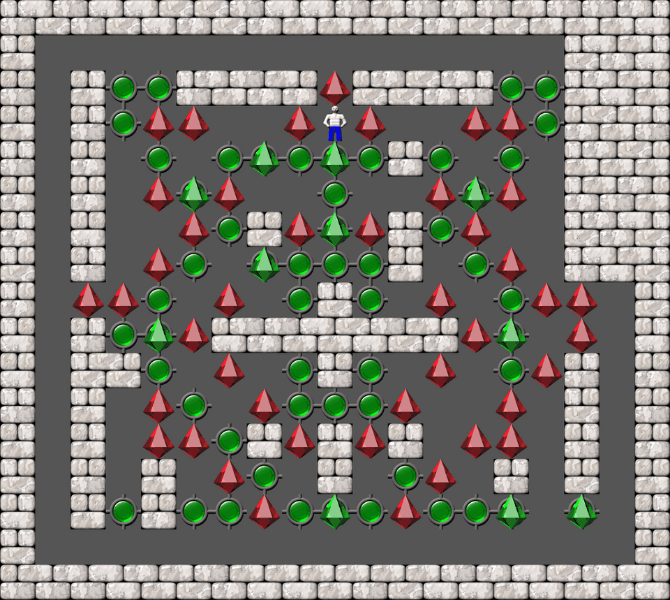 Sokoban Bugs509 collection level 366